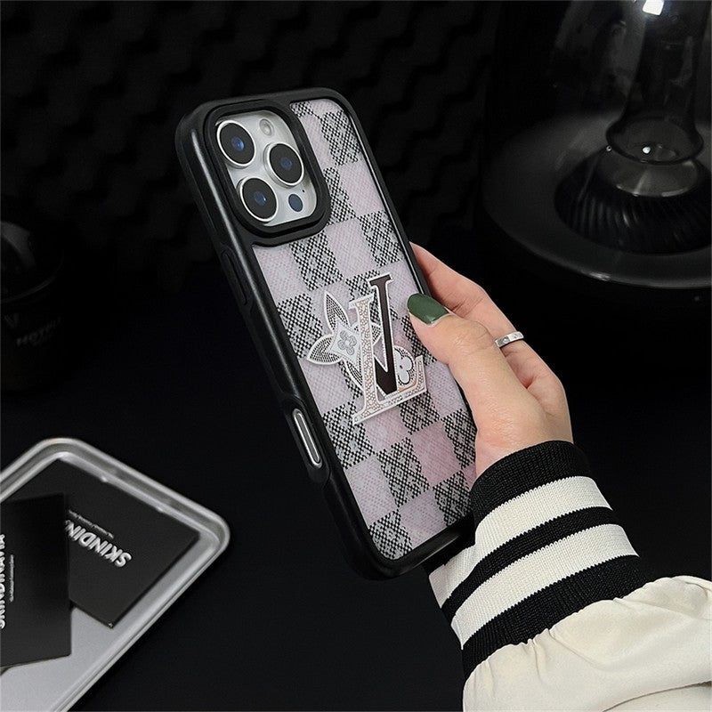 Luxury Black Corner iPhone Case