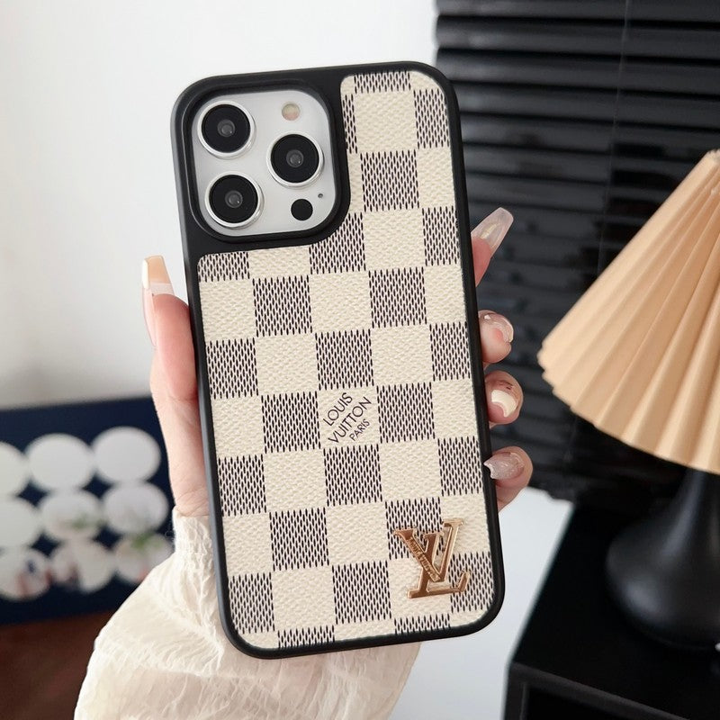 Luxury Black & White iPhone Case