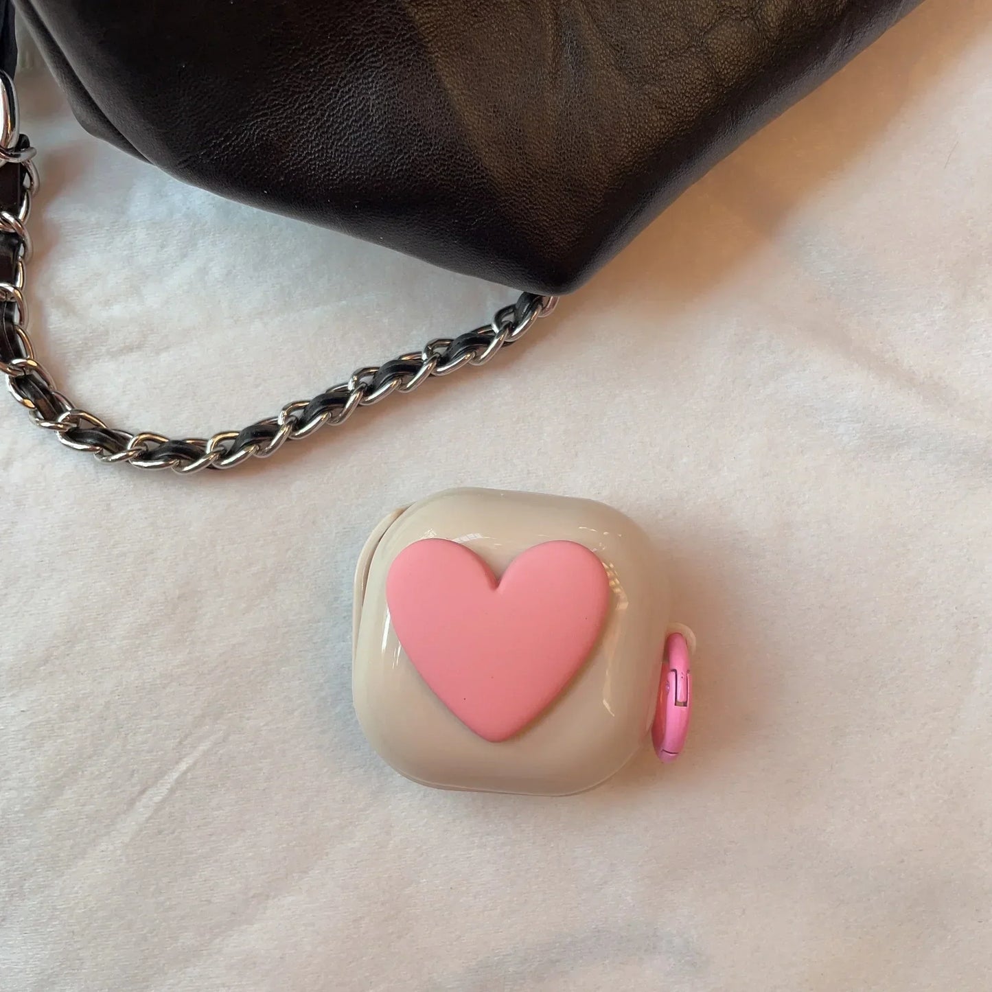 For Samsung Galaxy Buds Case Cute Heart Earphone Cover