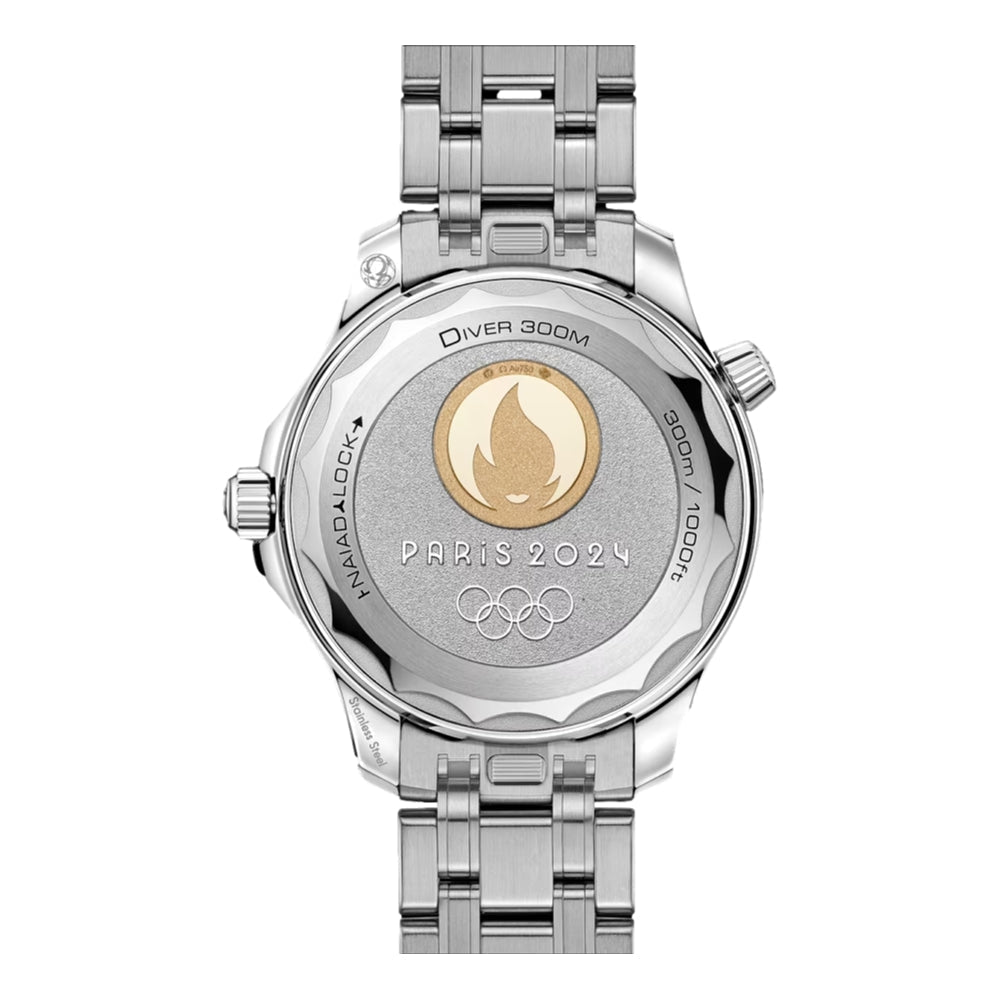 Seamaster Diver 300M Paris 2024 Olympics Edition 42mm - White on Bracelet
