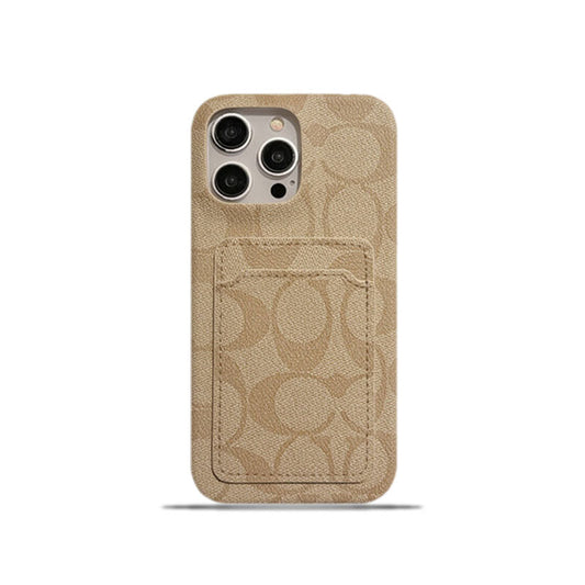 Classic Classic iPhone Case With Card Holder White -JQB240330