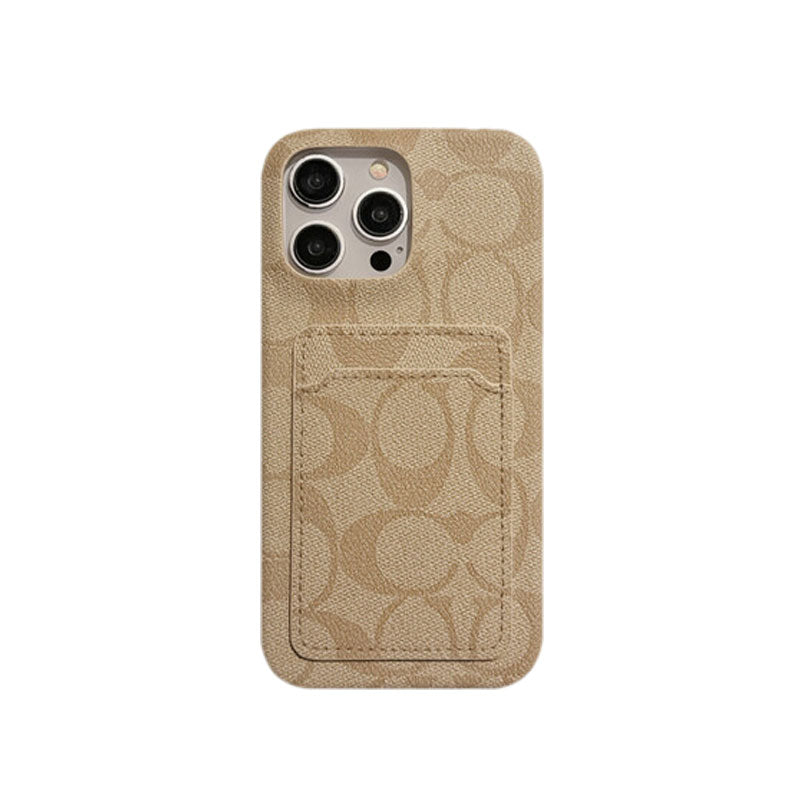 Classic Classic iPhone Case With Card Holder White -JQB240330