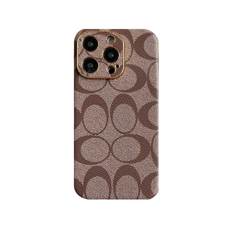 Classic iPhone Case Leather Black -QBK240513