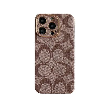 Classic iPhone Case Leather Black -QBK240513