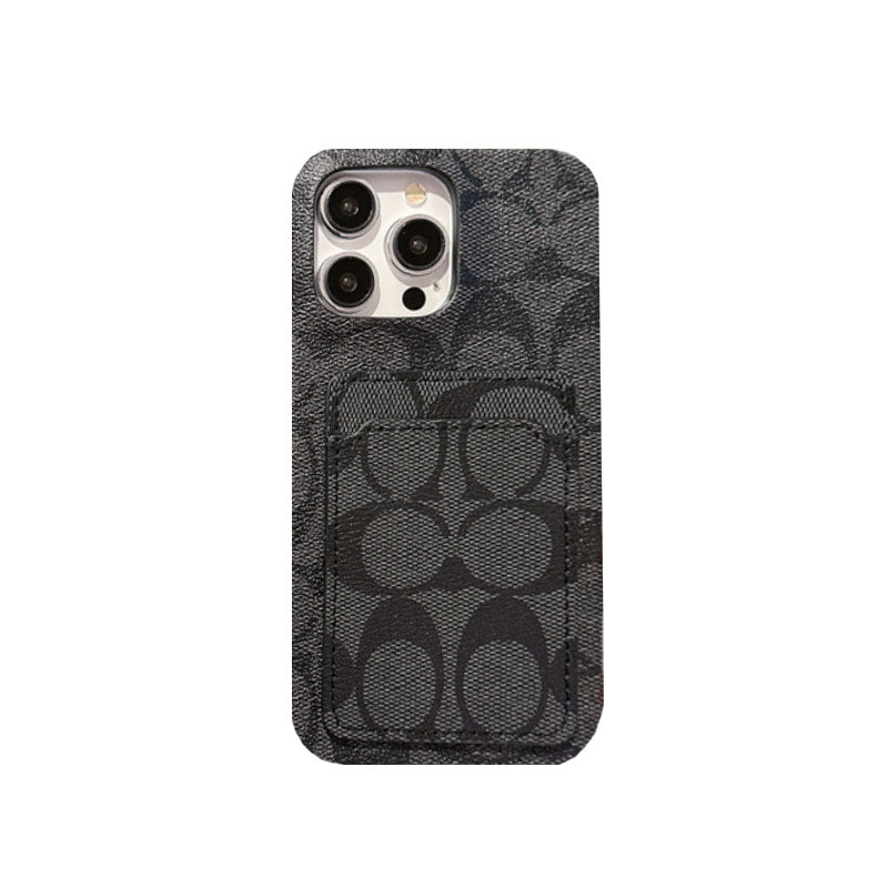 Classic Classic iPhone Case With Card Holder White -JQB240330