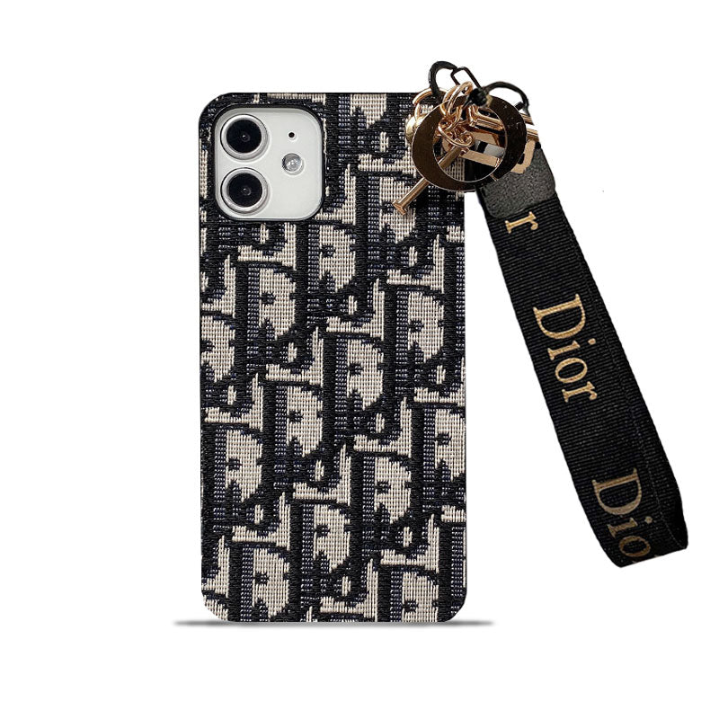 Fashion iPhone Case With Strap Black-GS240315