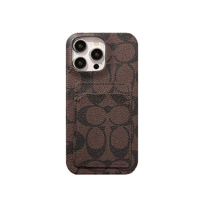 Classic Classic iPhone Case With Card Holder White -JQB240330
