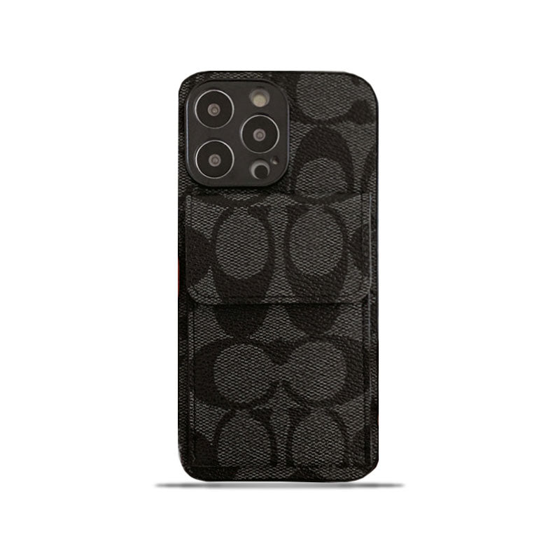Classic iPhone Case With Wallet Black-HP240513