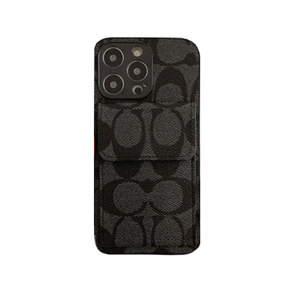Classic iPhone Case With Wallet Black-HP240513