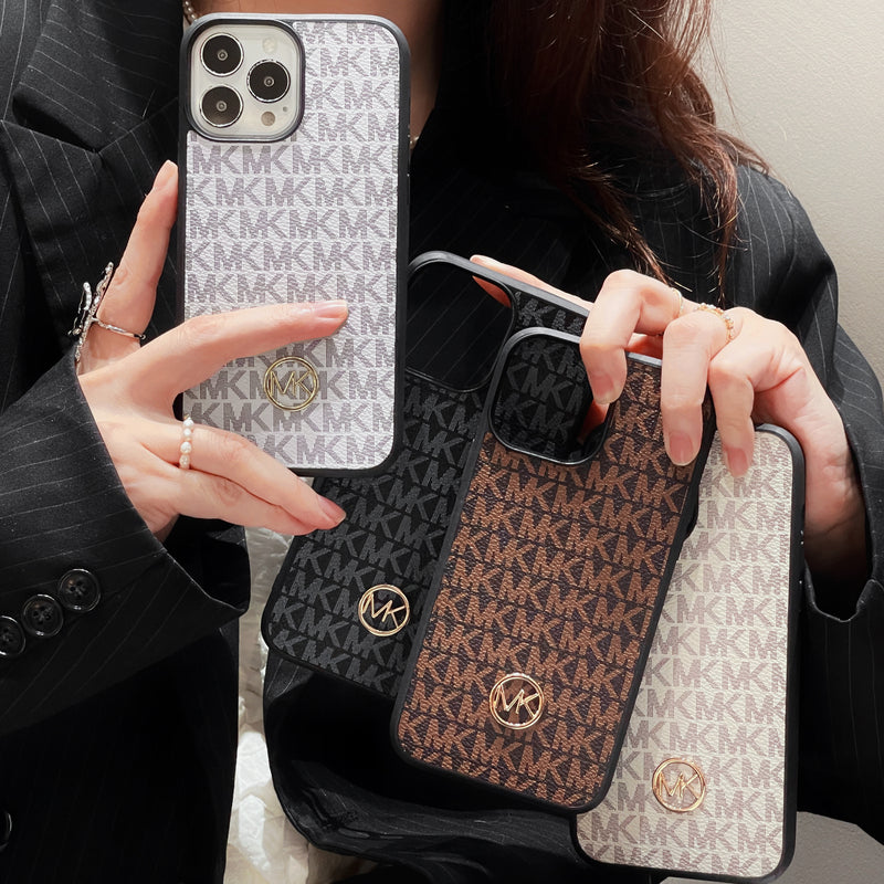 Luxury iPhone Case Brown-MKK240603