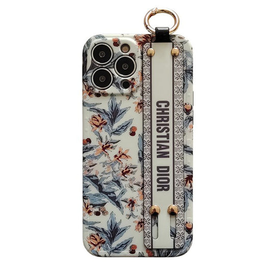 Fashion Purple & White Wristband iPhone Case