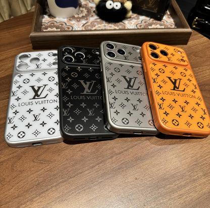 Luxury Monogram Matte Case with Shock-Absorbing Soft Edges