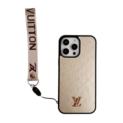 Luxury Brown Hand Chain iPhone Case