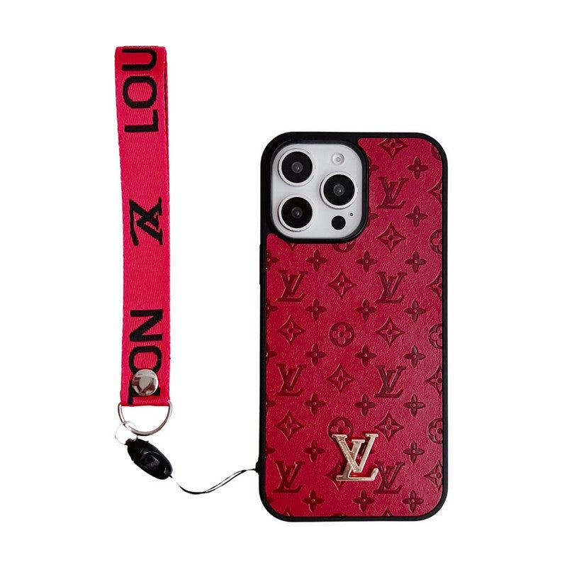 Luxury Brown Hand Chain iPhone Case