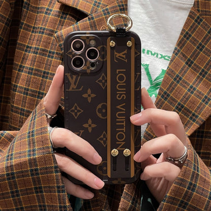 Luxury Brown Wristband iPhone Case