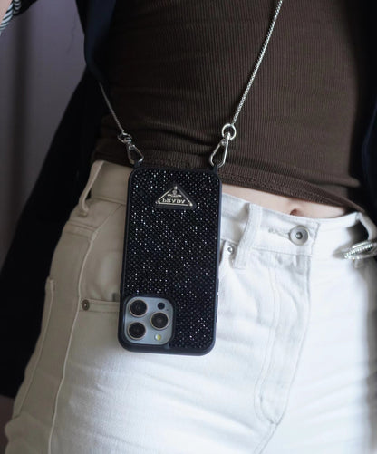 Luxury Diamond Crossbody iPhone Case