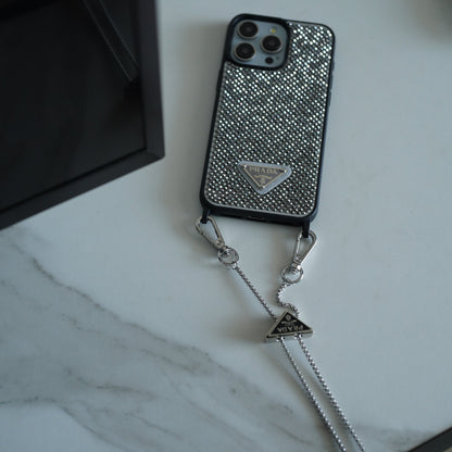 Luxury Diamond Crossbody iPhone Case