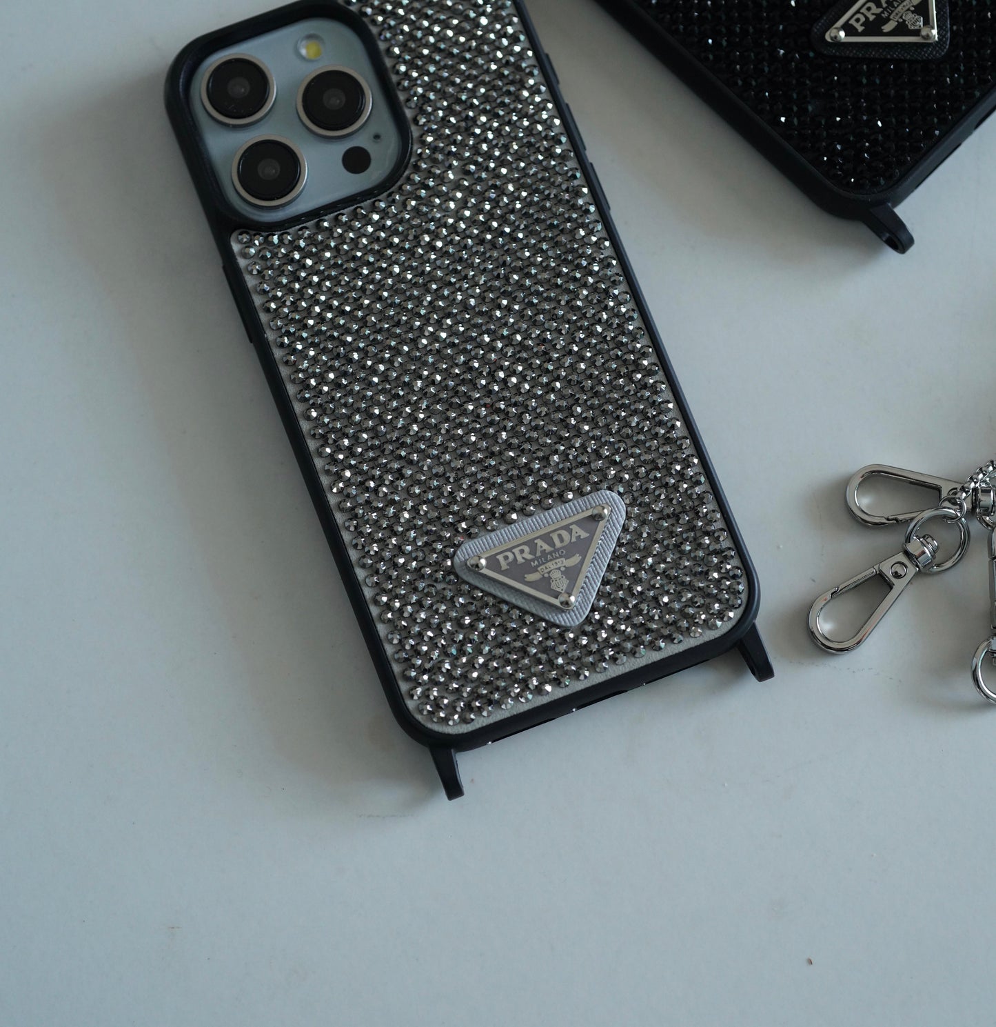 Luxury Diamond Crossbody iPhone Case