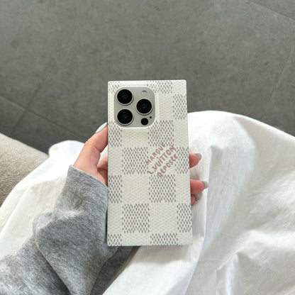 Luxury Black & White Sqaure iPhone Case