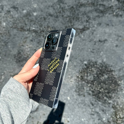Luxury Black & White Sqaure iPhone Case