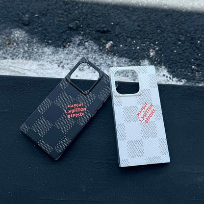 Luxury Black & White Sqaure iPhone Case