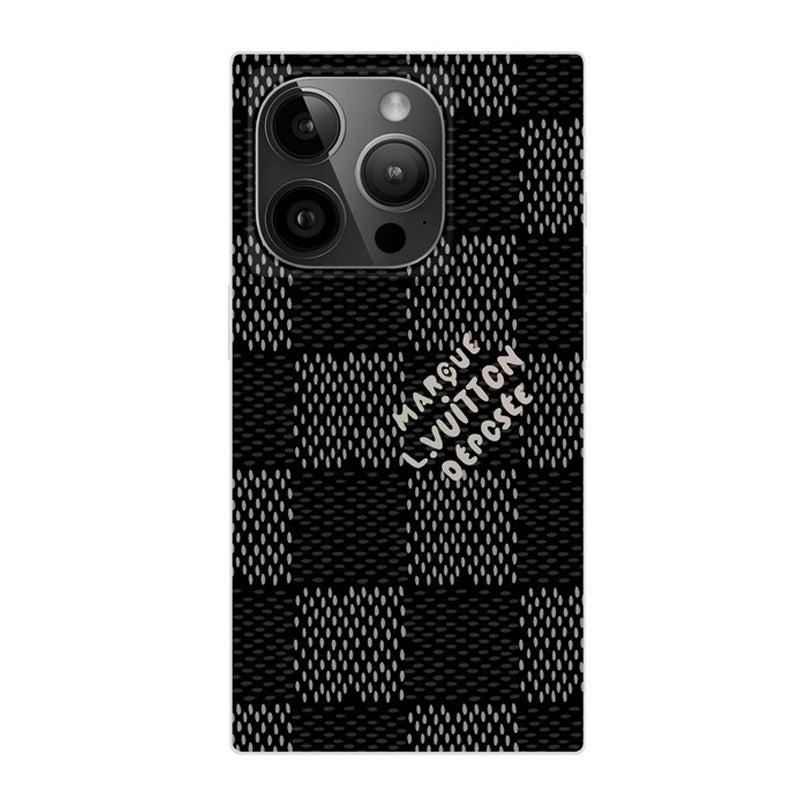 Luxury Black & White Sqaure iPhone Case