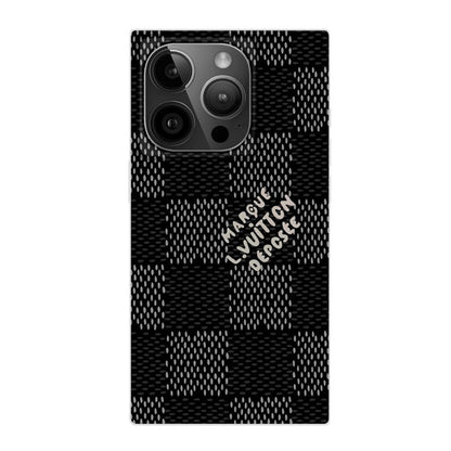 Luxury Black & White Sqaure iPhone Case