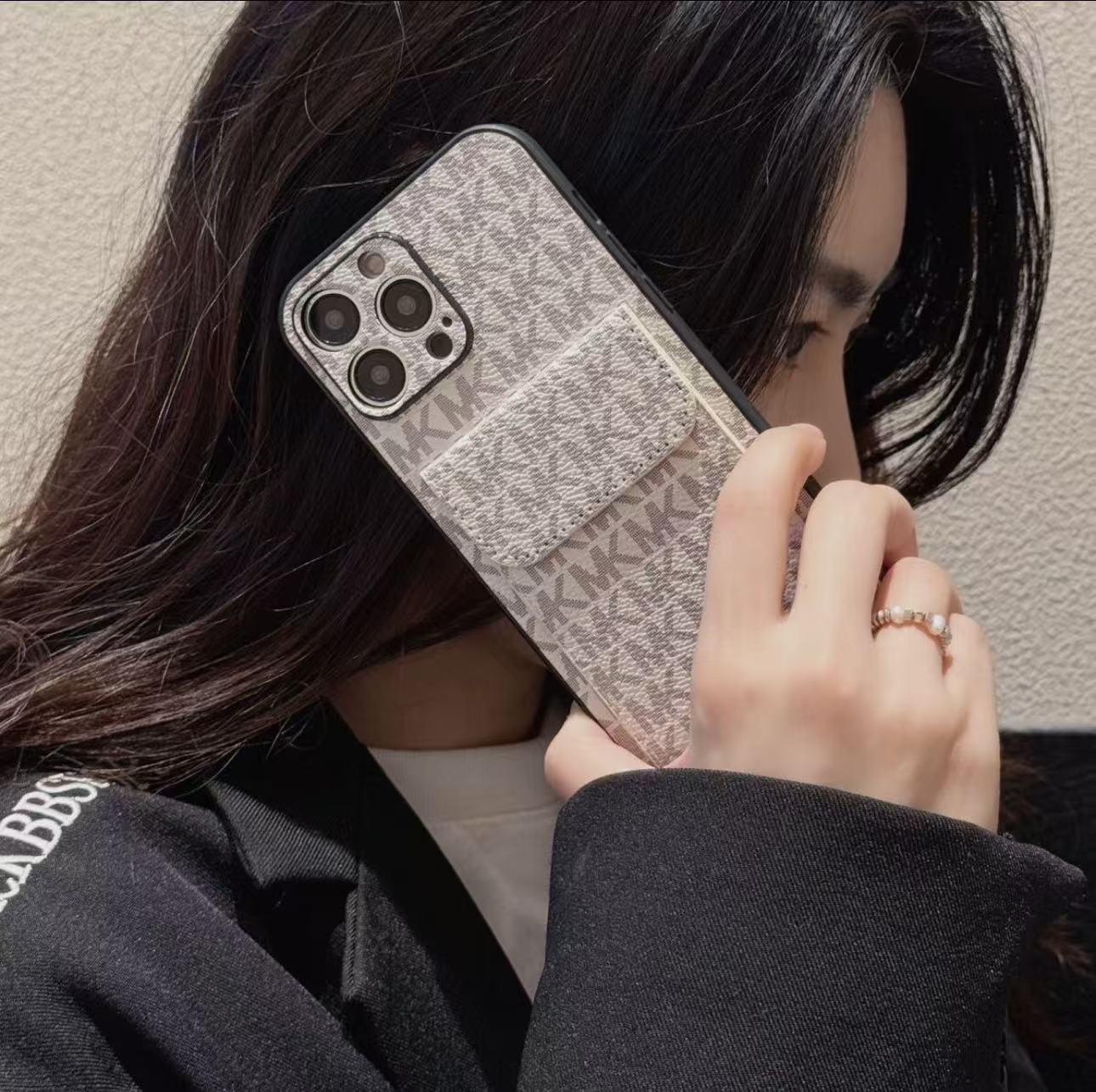 Fashion Brand Card Holder iPhone Case