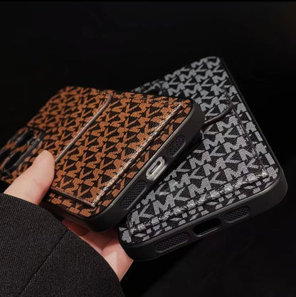 Fashion Brand Card Holder iPhone Case