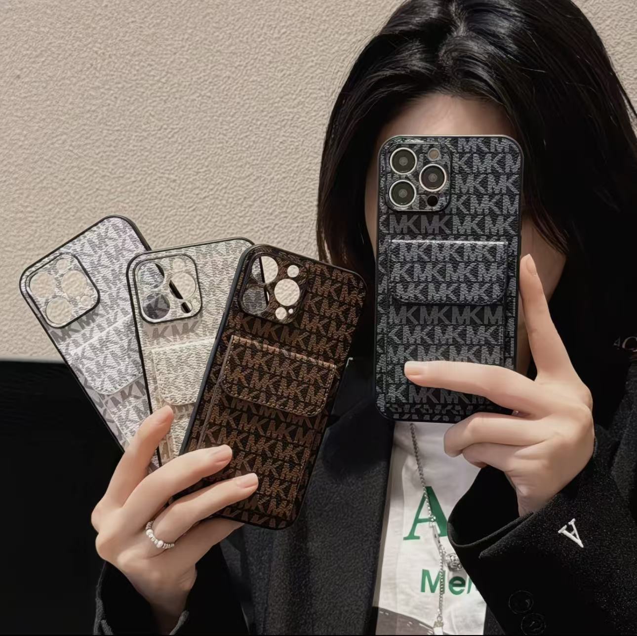 Fashion Brand Card Holder iPhone Case
