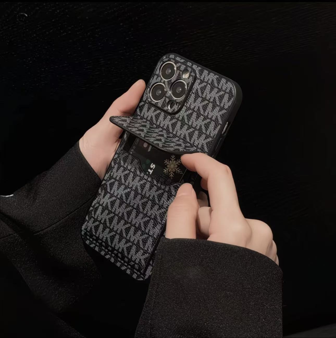 Fashion Brand Card Holder iPhone Case
