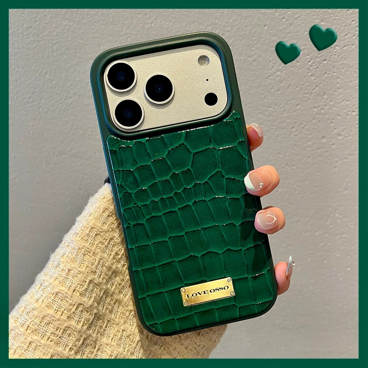 Luxury Crocodile Texture iPhone Case
