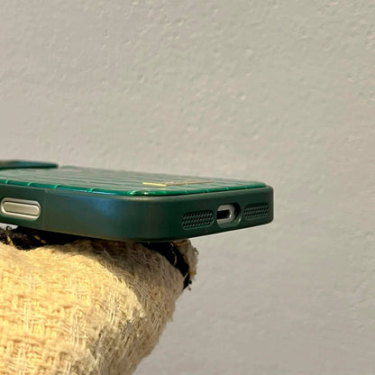 Luxury Crocodile Texture iPhone Case