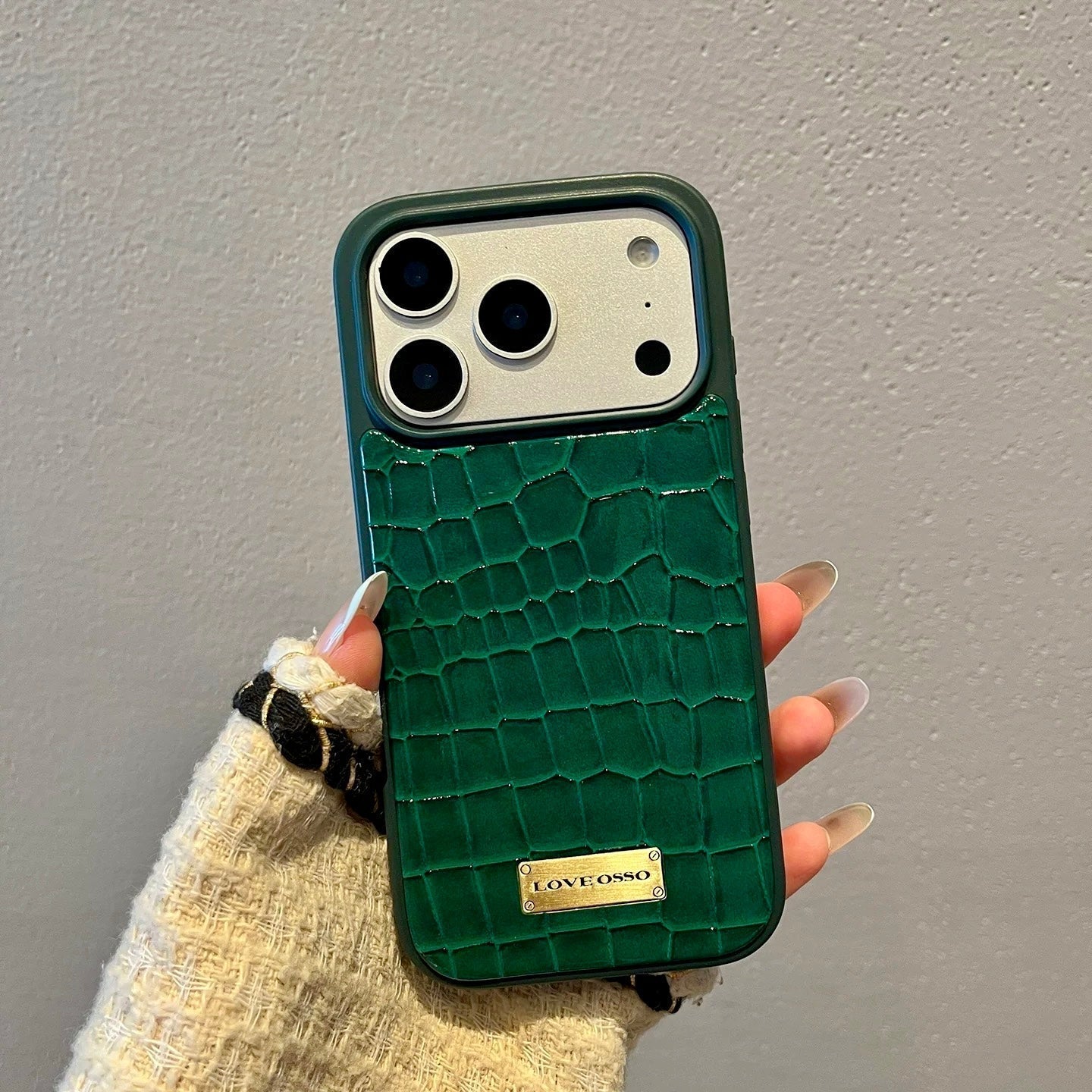Luxury Crocodile Texture iPhone Case