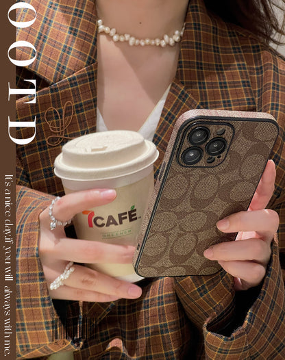 Classic iPhone Case Coffee -QB240402