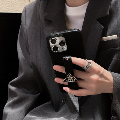 Luxury Leather Handle iPhone Case
