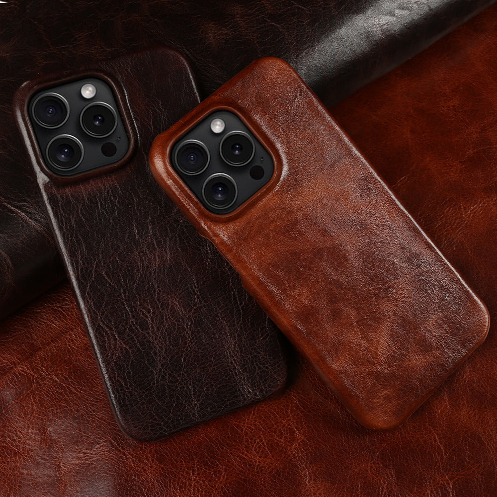 Genuine Leather iPhone Case