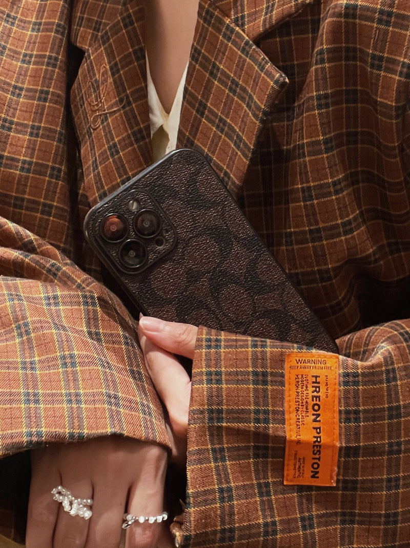 Classic iPhone Case Brown -QB240402