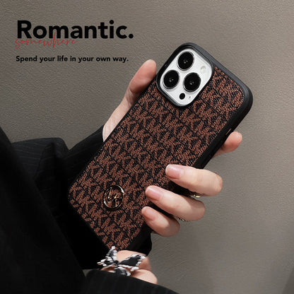 Luxury iPhone Case Brown-MKK240603