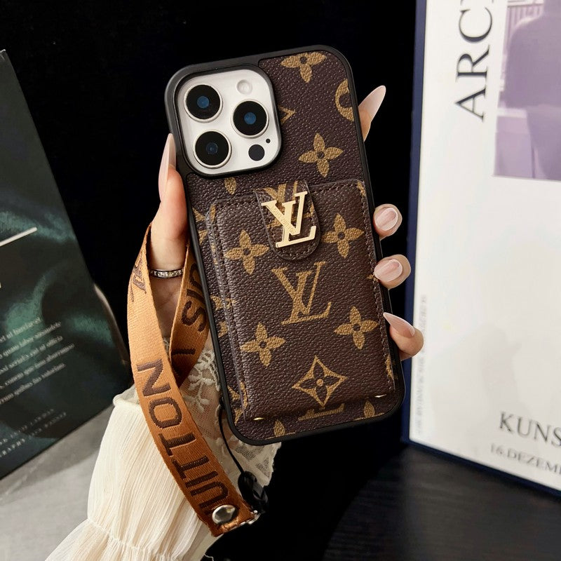 Luxury Classic Color Crossbody iPhone Case