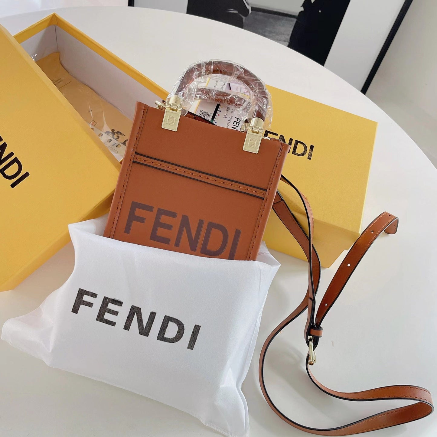 Classic Tote Bag With Crossbody