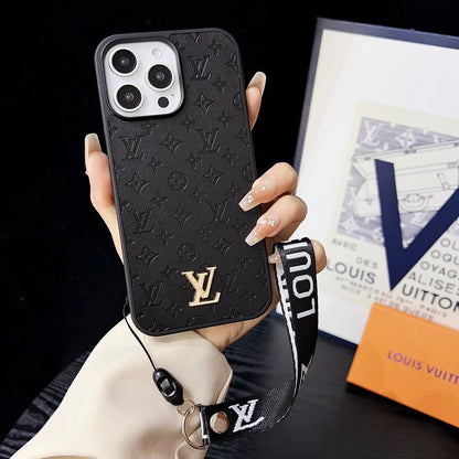 Luxury Brown Hand Chain iPhone Case