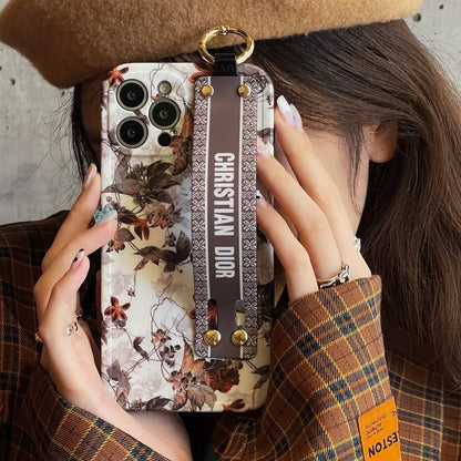 Fashion Maple Leaf Wristband iPhone Case