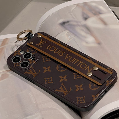 Luxury Brown Wristband iPhone Case