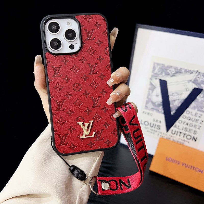 Luxury Brown Hand Chain iPhone Case