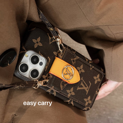 Luxury Card Holder Chain iPhone Case