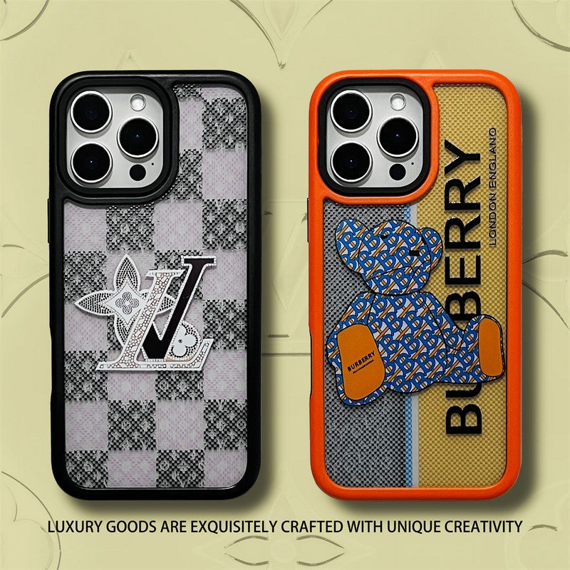 Luxury Black Corner iPhone Case