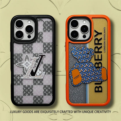 Luxury Black Corner iPhone Case