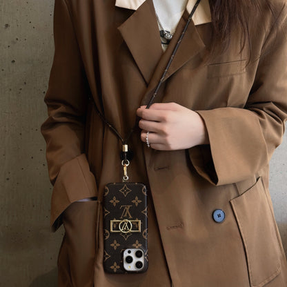 Luxury Card Holder Chain iPhone Case