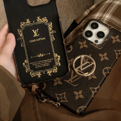 Luxury Card Holder Chain iPhone Case